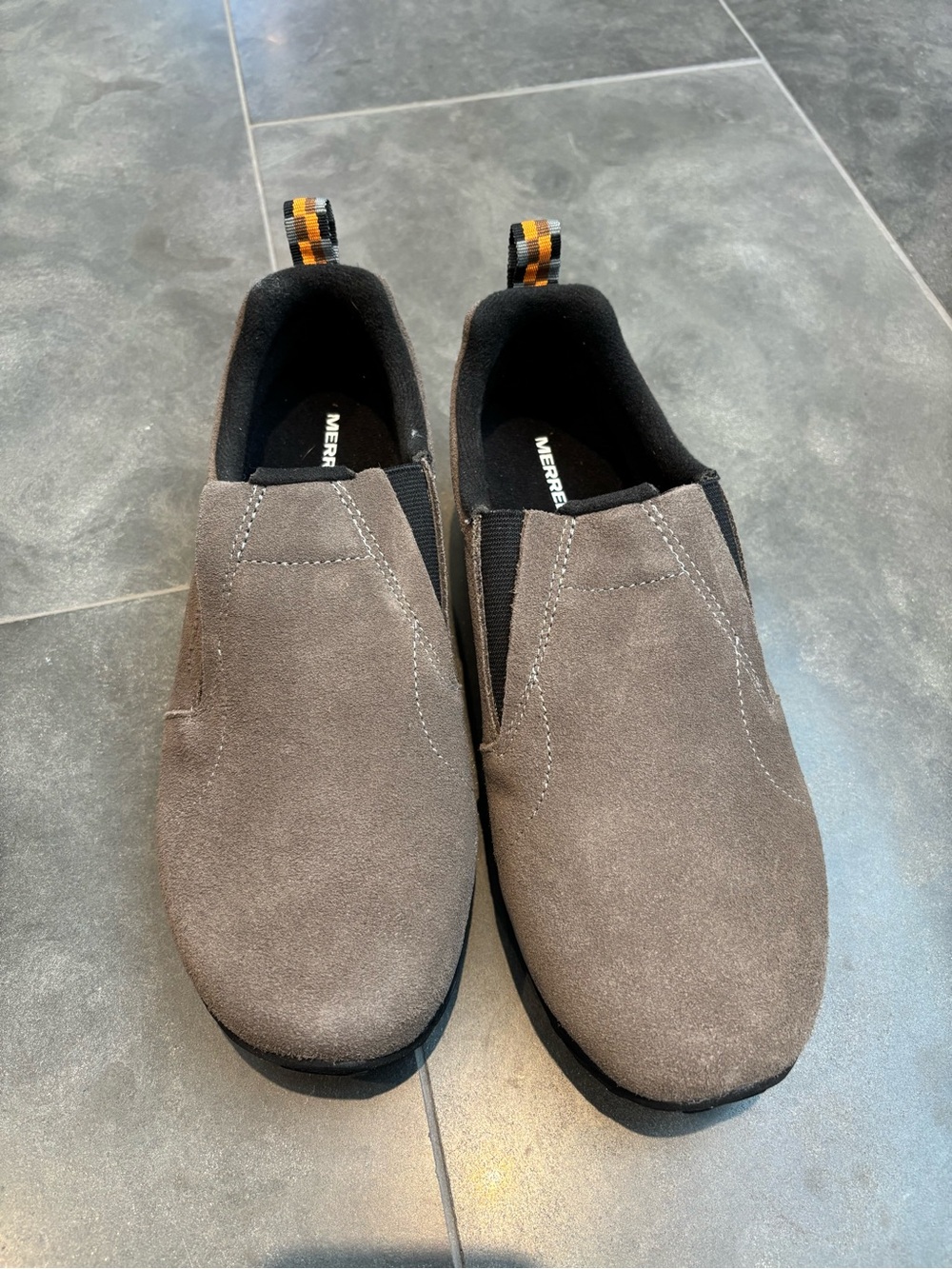 Merrell Kids' Slip-On Jungle Mocs  - Brown with Black Trim NWT